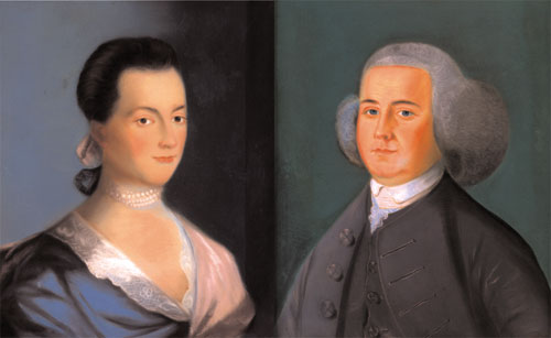 John e sua esposa Abigail